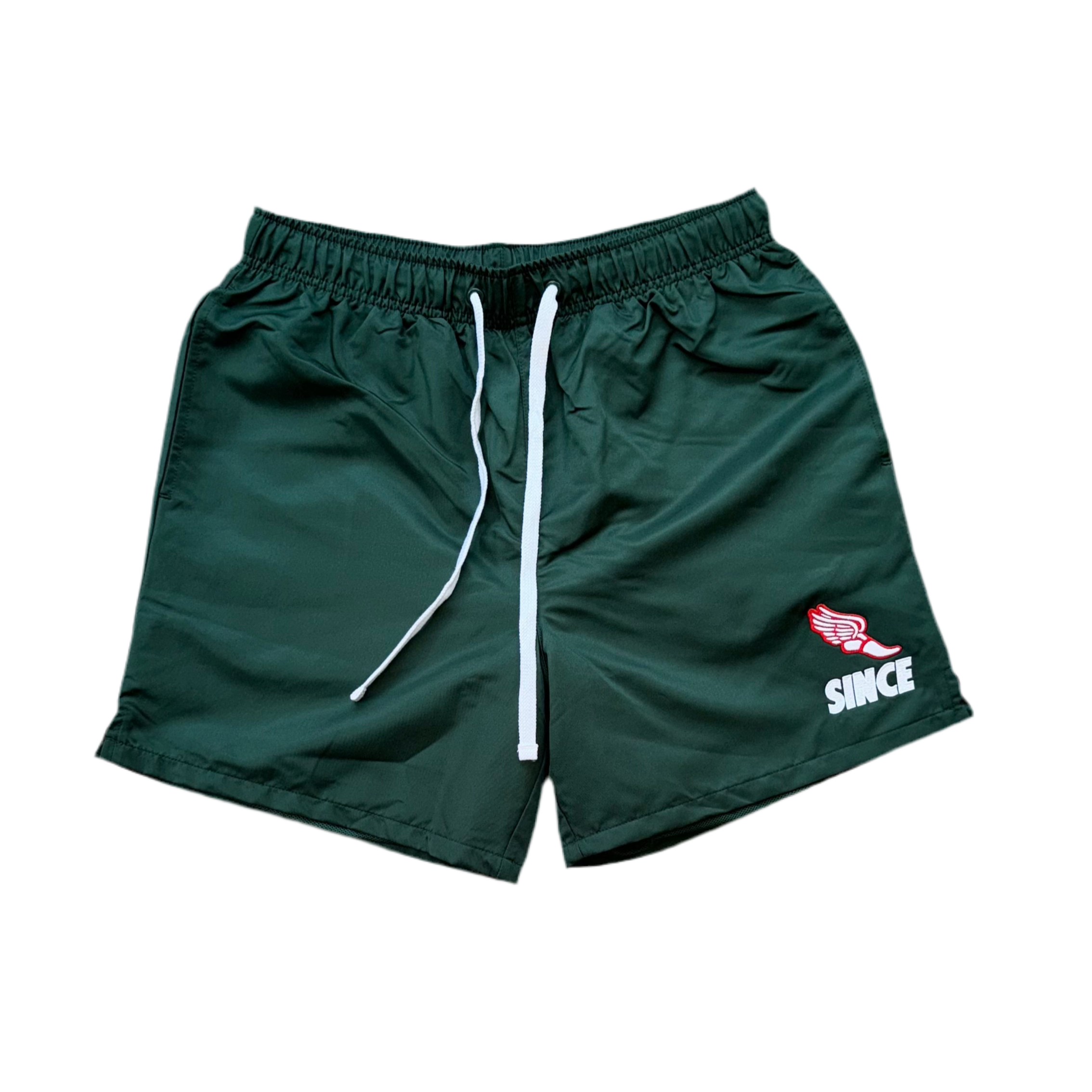 Green Running Shorts (Above The Knee)