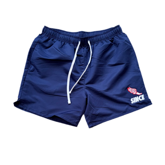 Navy Running Shorts (Above The Knee)