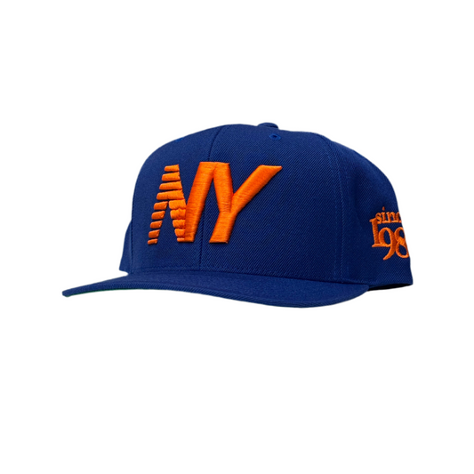 Royal Blue x Orange NY Balance SnapBack