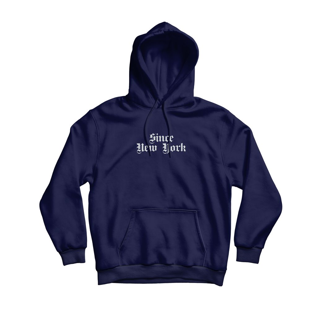 Navy Since NY WorldWide Hoody